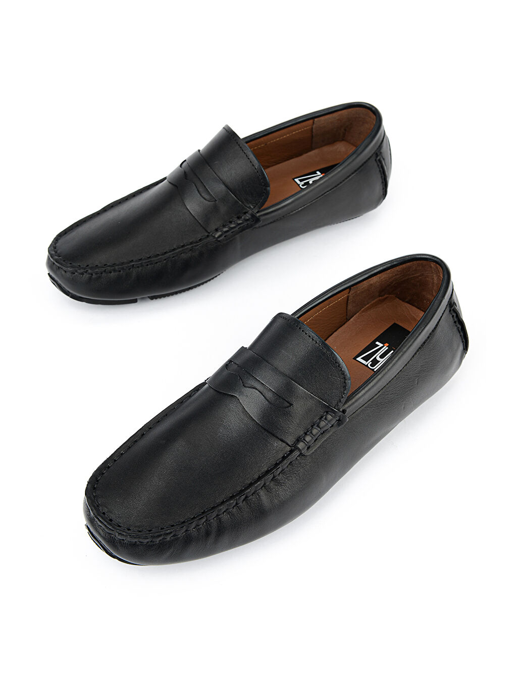 Erkek Hakiki Deri Günlük Ayakkabı 1611065ZE077 Siyah-4