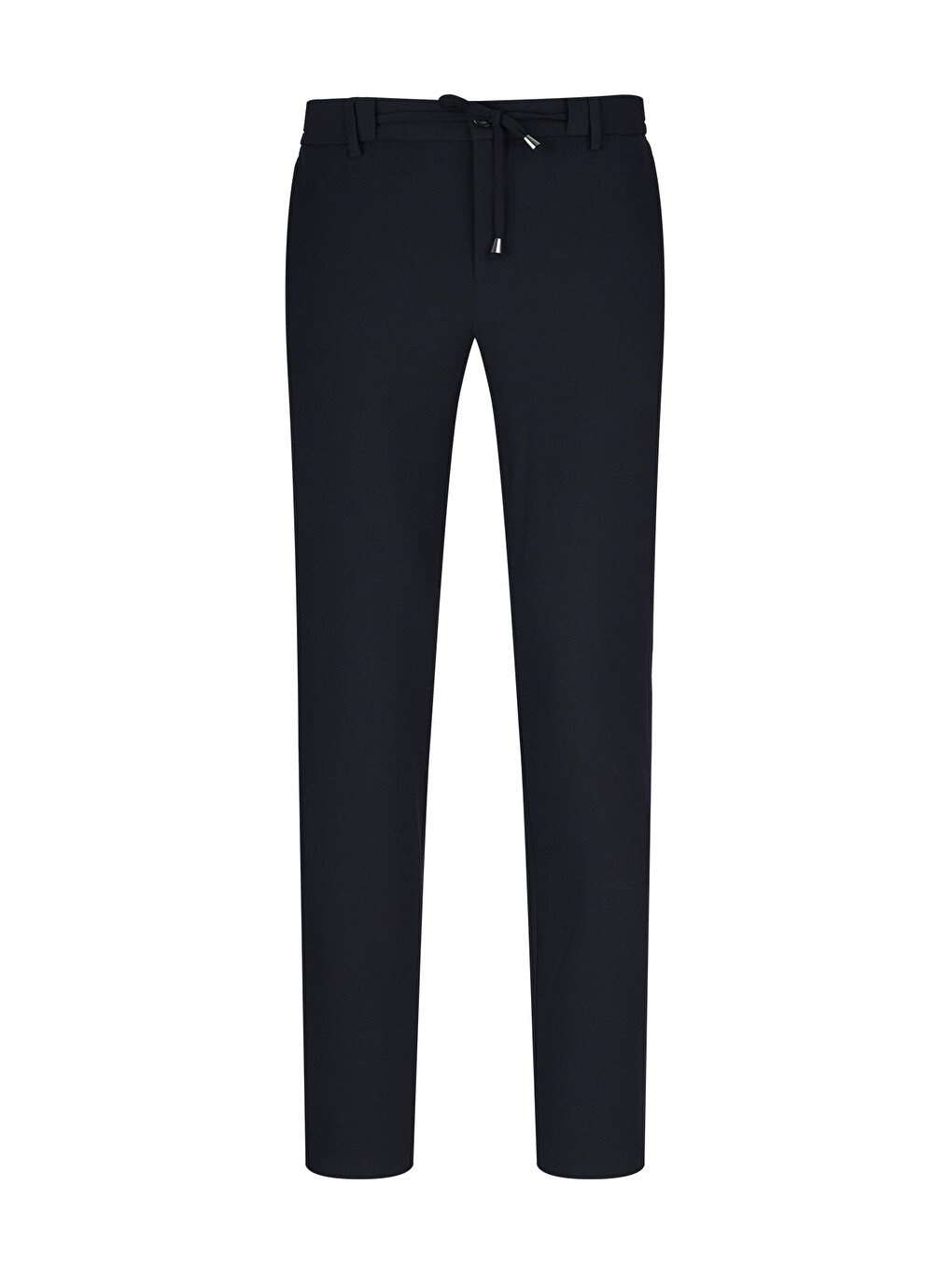 Lacivert Rahat Kesim Yandan Cepli Jogger Pantolon-3