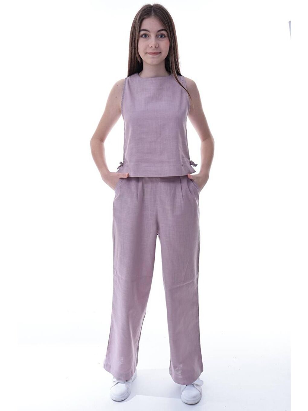 Kız Çocuk İkili Takım Pembe-3