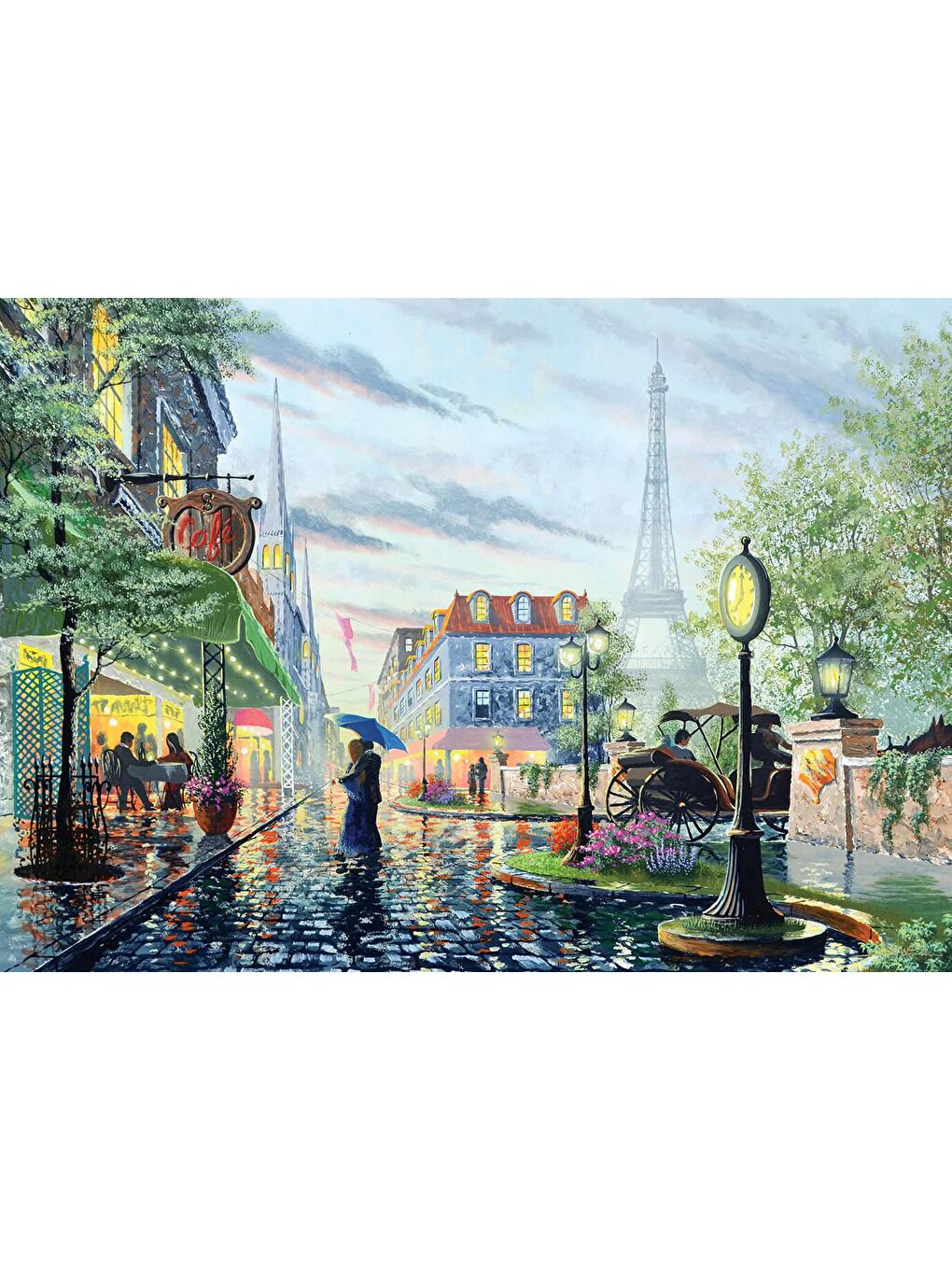 Art Puzzle Karışık 2000 Parça Puzzle Yaz Yağmuru, Paris - 2