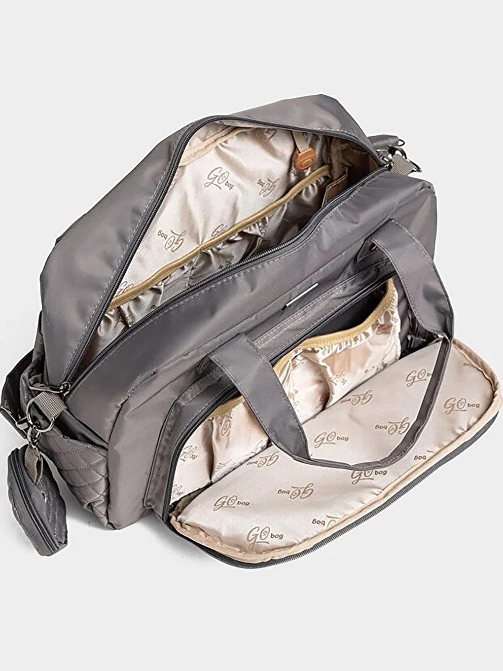 Go Bag Olivia Anne Bebek Bakım Çantası - Gri-1