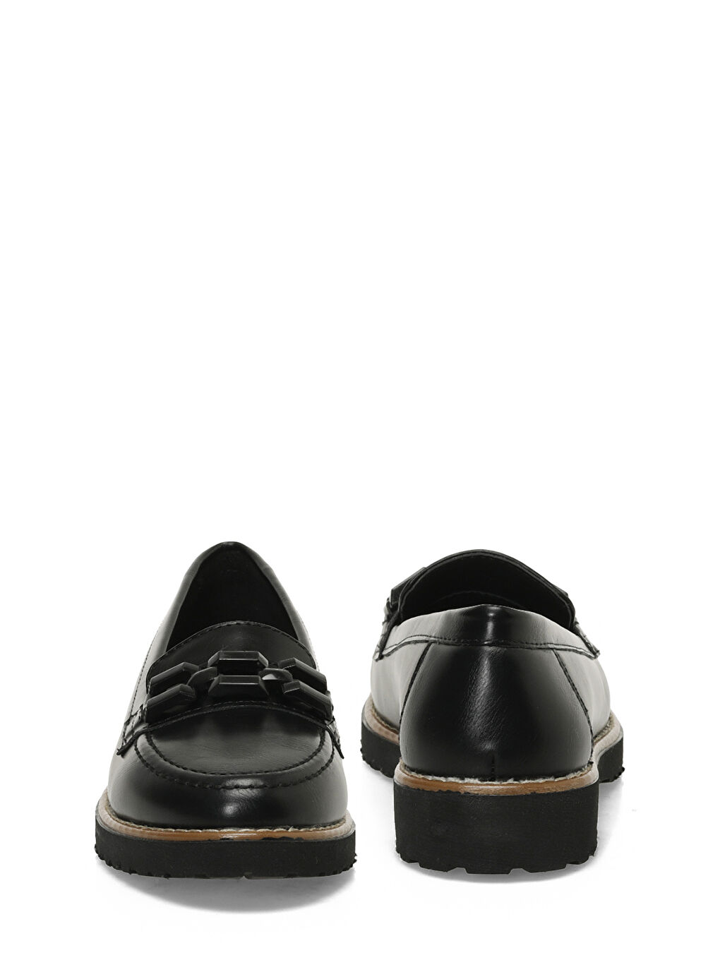 324016.Z 4PR Siyah Kadın Loafer-4