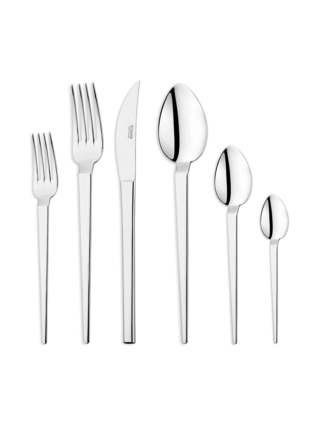 Gri Betta 72 Parça Çatal Kaşık Bıçak Takımı-Gümüş03-1