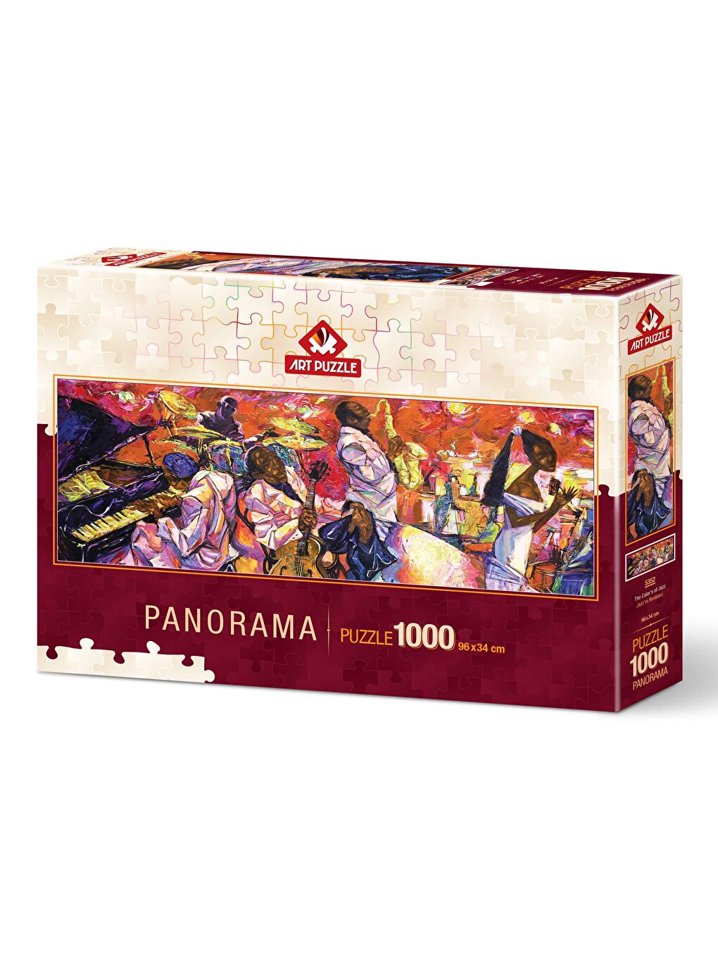 Art Puzzle Karışık 1000 Parça Panorama Puzzle Jazz'In Renkleri - 1