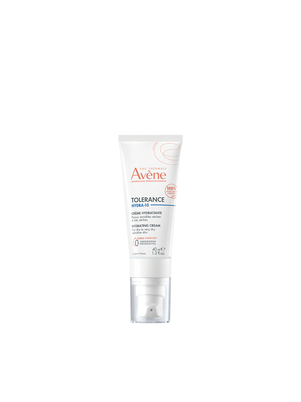 Avene Renksiz Tolerance Hydra-10 Moisturizing Cream 40 ml