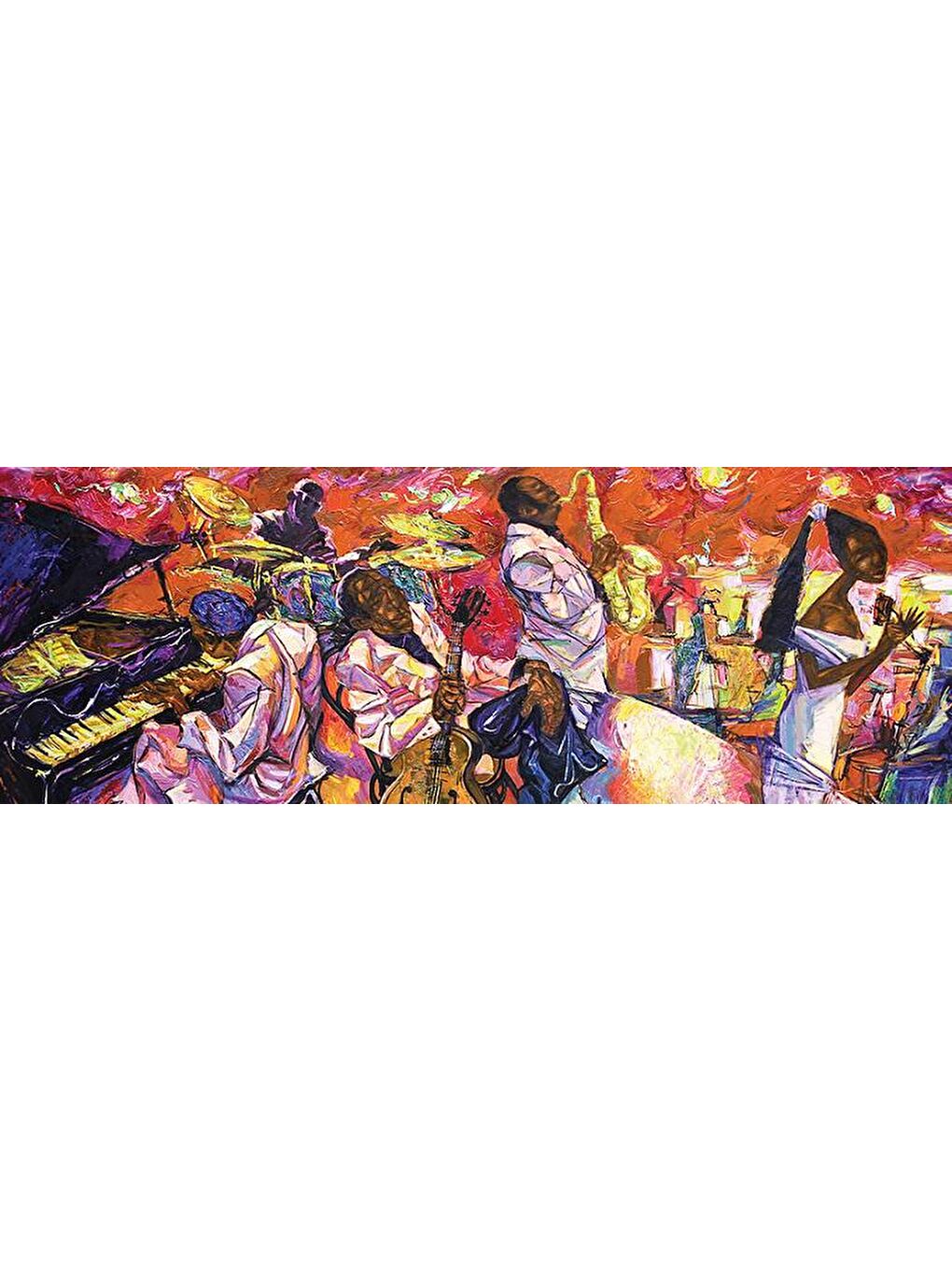 Art Puzzle Karışık 1000 Parça Panorama Puzzle Jazz'In Renkleri - 2