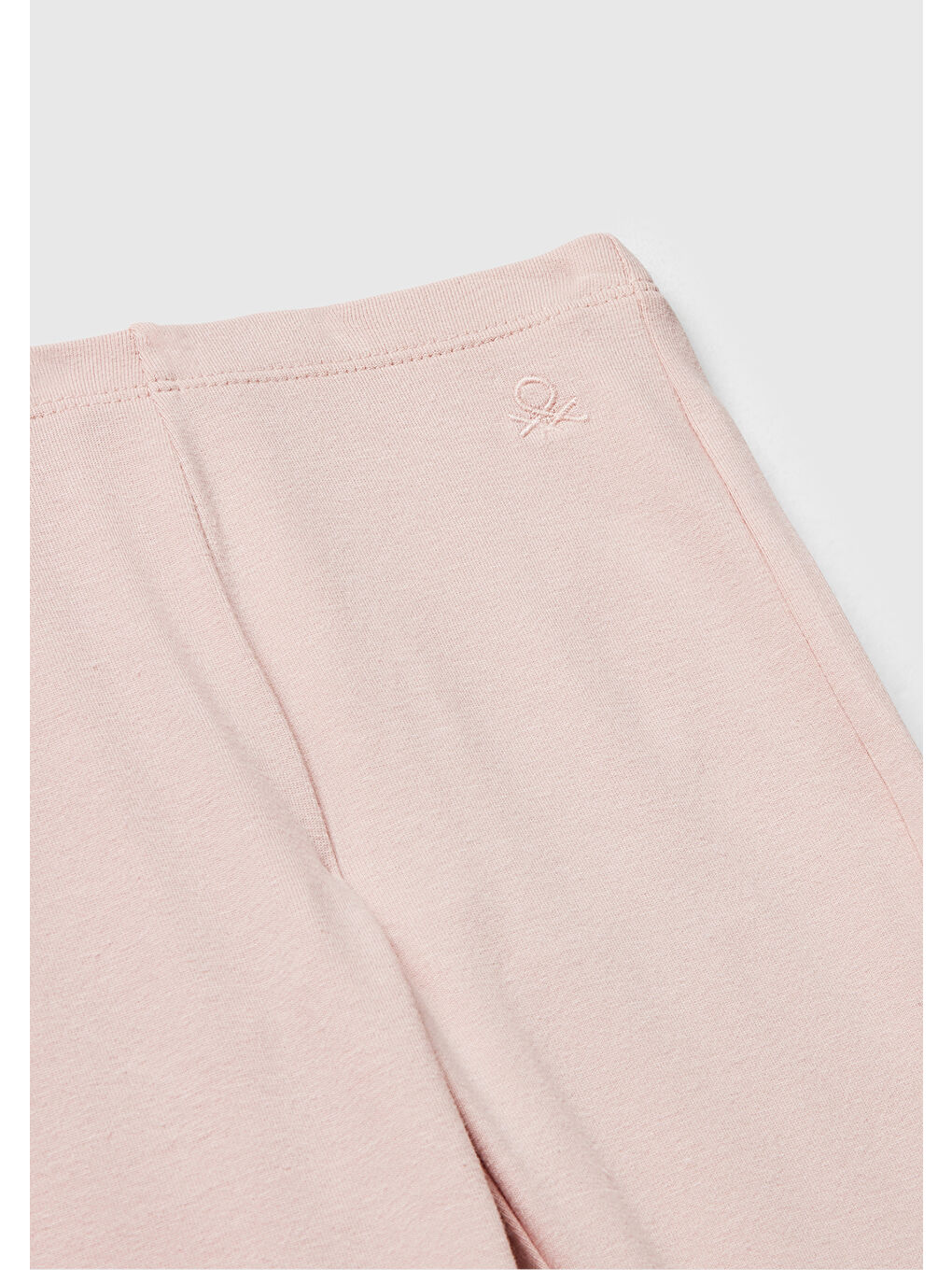 Kız Çocuk Toz Pembe Logo Detaylı Flare Tayt-2