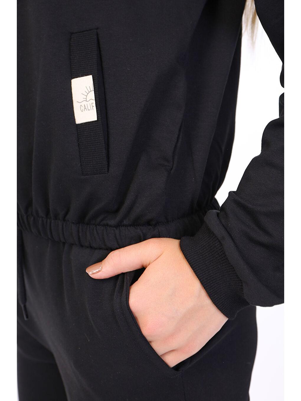 Siyah Kız Çocuk Eşofman Takım-2