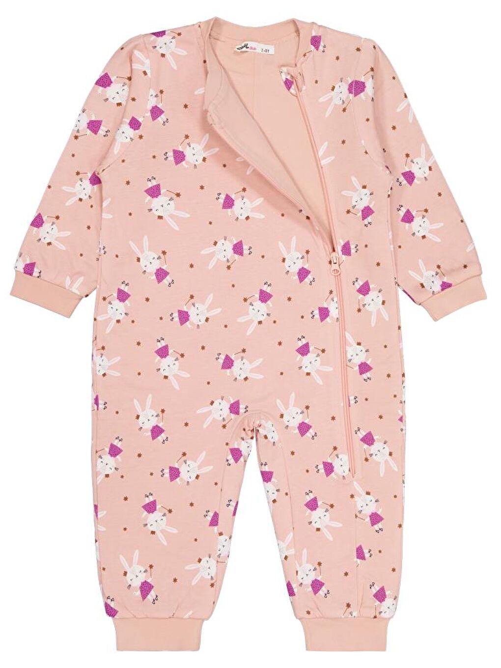 Pembe Girls Prenses Tavşan Empirme 30 Gr 2-5 Yaş Uyku Tulumu-2