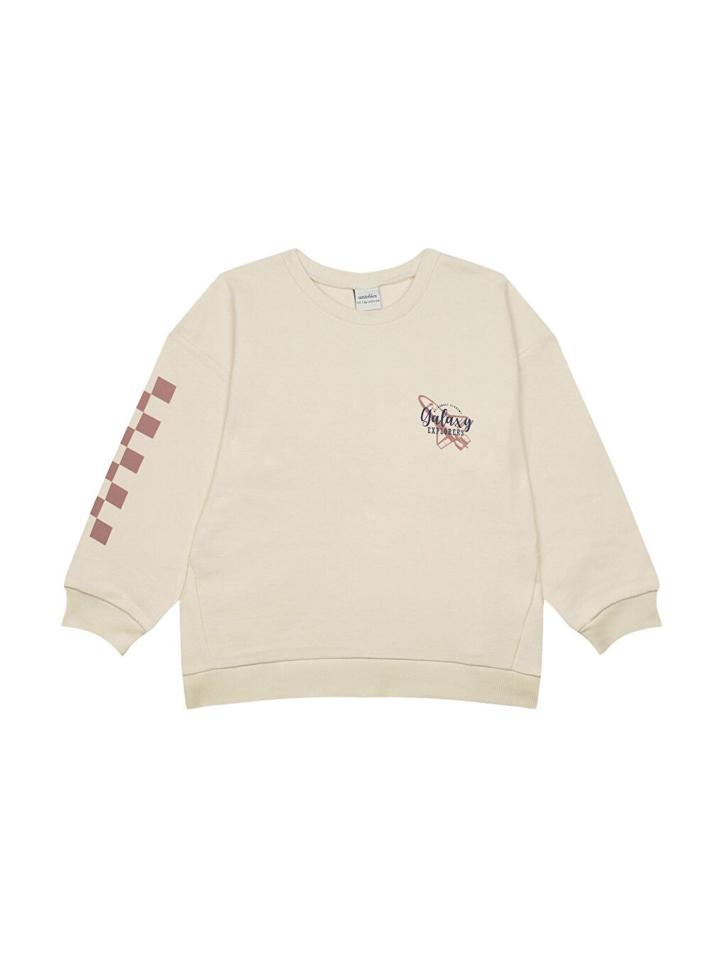 Ekru Uzay Sweatshirt Eşofman Set-1