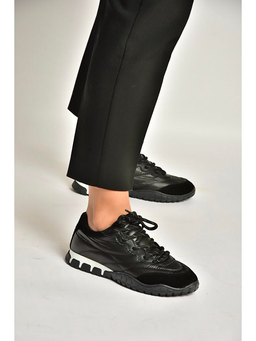 Siyah Kadın Sneakers Y312515704-2