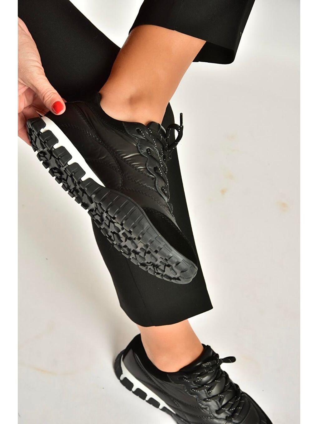 Siyah Kadın Sneakers Y312515704-3