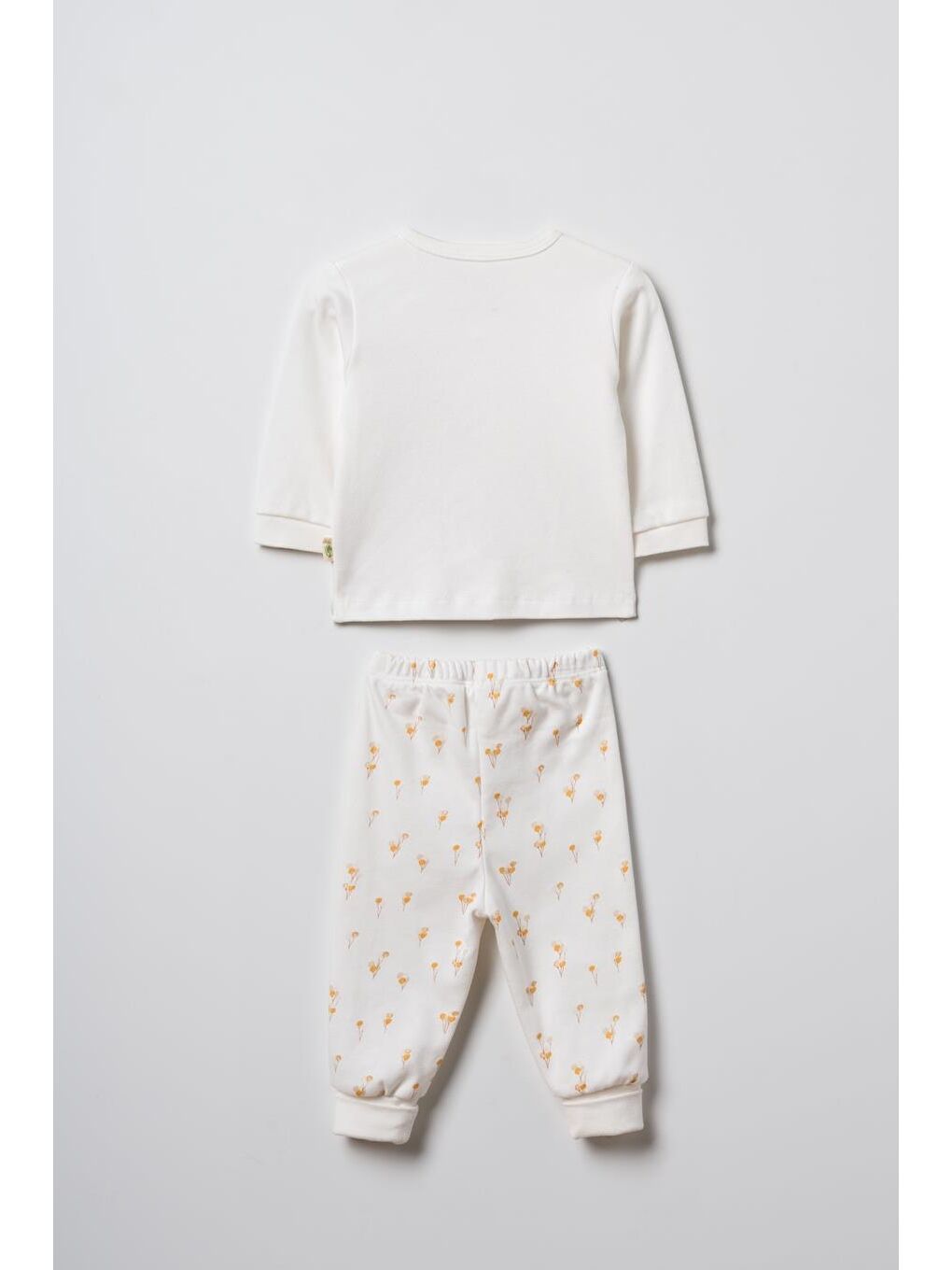 Ekru Bebek Alt Üst Takım %100 Organik Pamuk , Bebek - Yenidoğan- csy3064-6