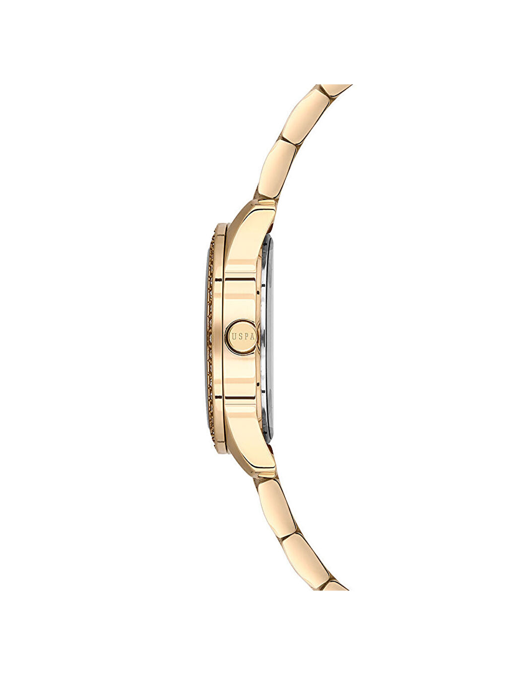 Sarı USPA2064B-03 Kadın Kol Saati-1