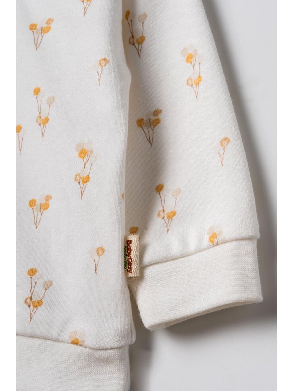 Ekru Bebek Alt Üst Takım %100 Organik Pamuk , Bebek - Yenidoğan- csy3063-5