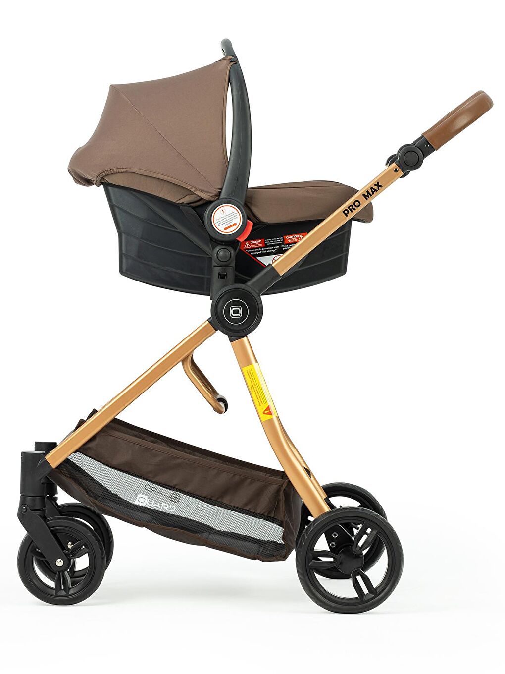 Promax Travel Sistem Bebek Arabası Gold-Kahverengi-3