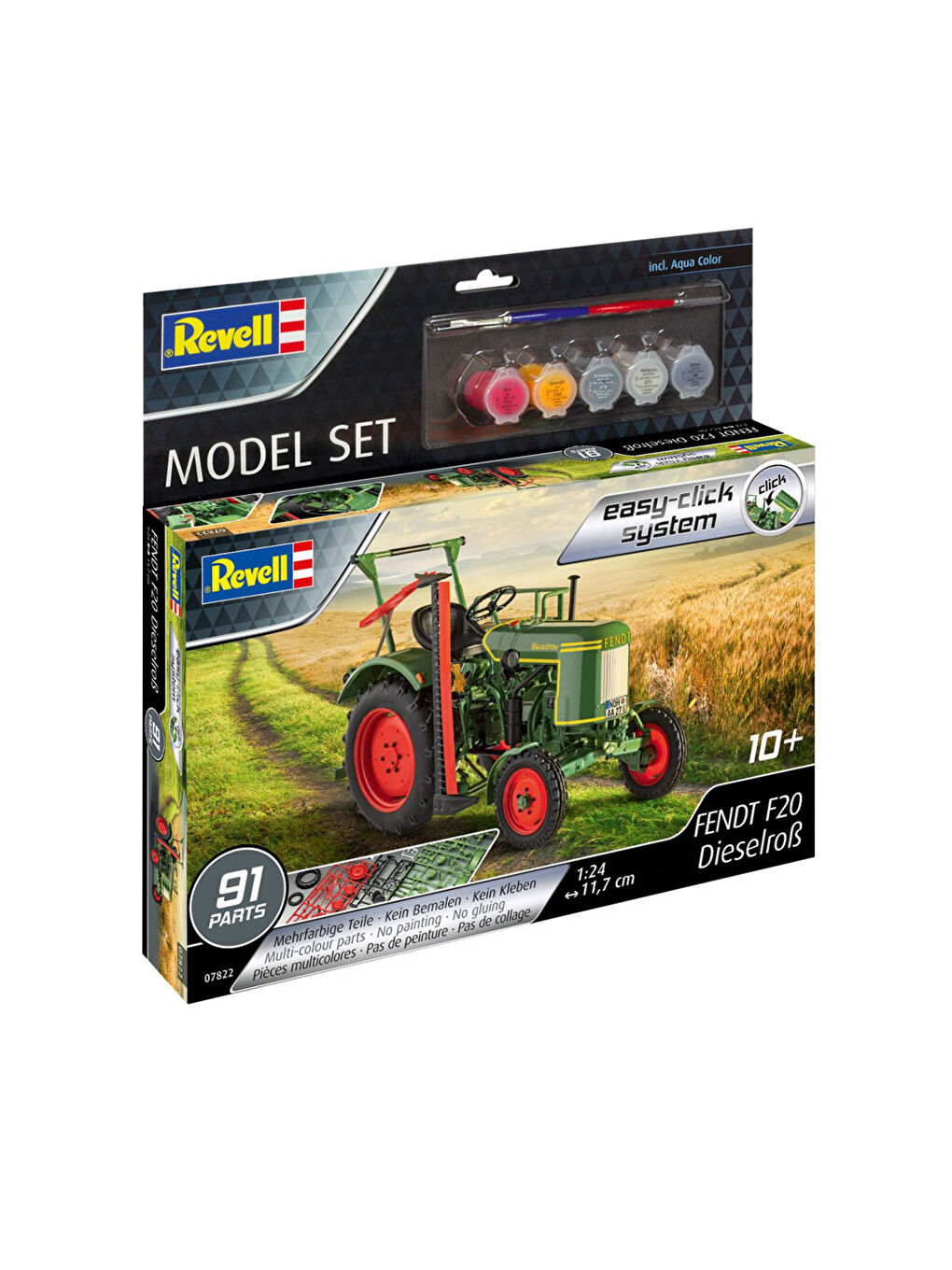 Revell Renksiz Maket Model Set Fendt F20 Dieselroß easy-click-system 67822 - 5