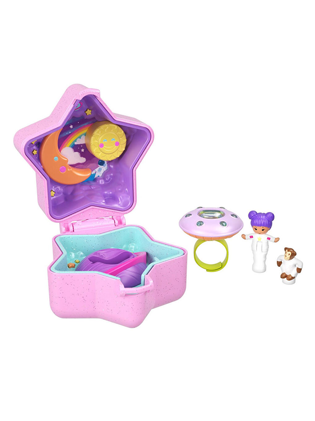 Polly Pocket Yüzük Kutusu Oyuncak Seti JCB24-JCB25 - 1
