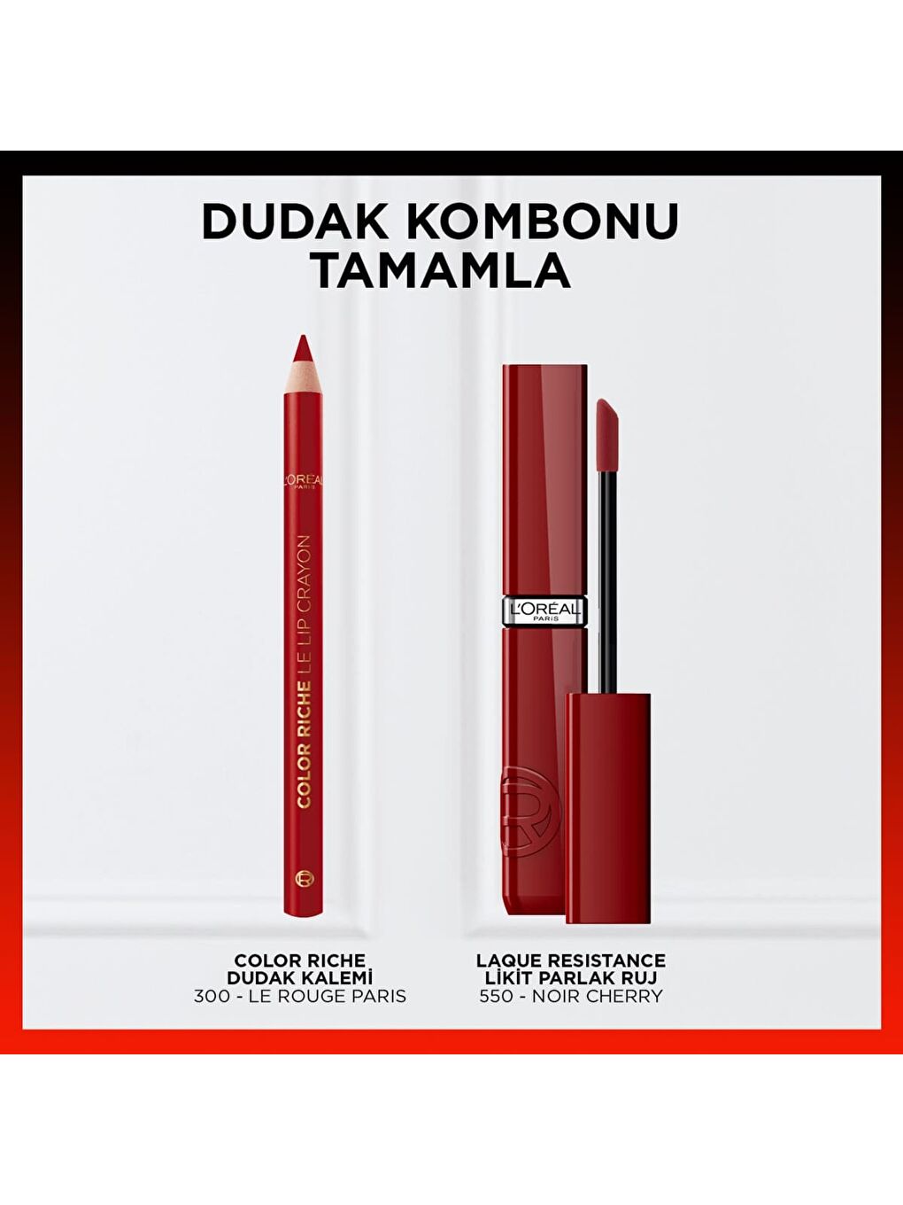 L'Oréal Paris Infaillible Laque Resistance Likit Parlak Ruj - 550 Noir Cherry-8