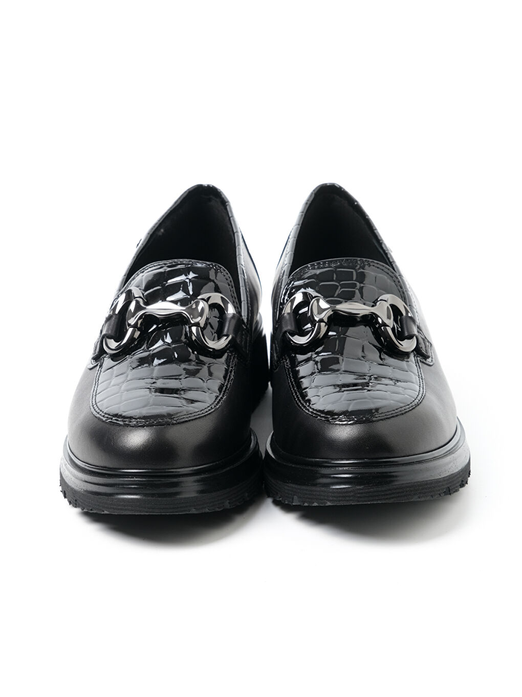 Siyah Kadın Oxford ( Klasik) 8B4913DM 4913 DM NAI PEL FO F.DO GOLDES SC Nero-2