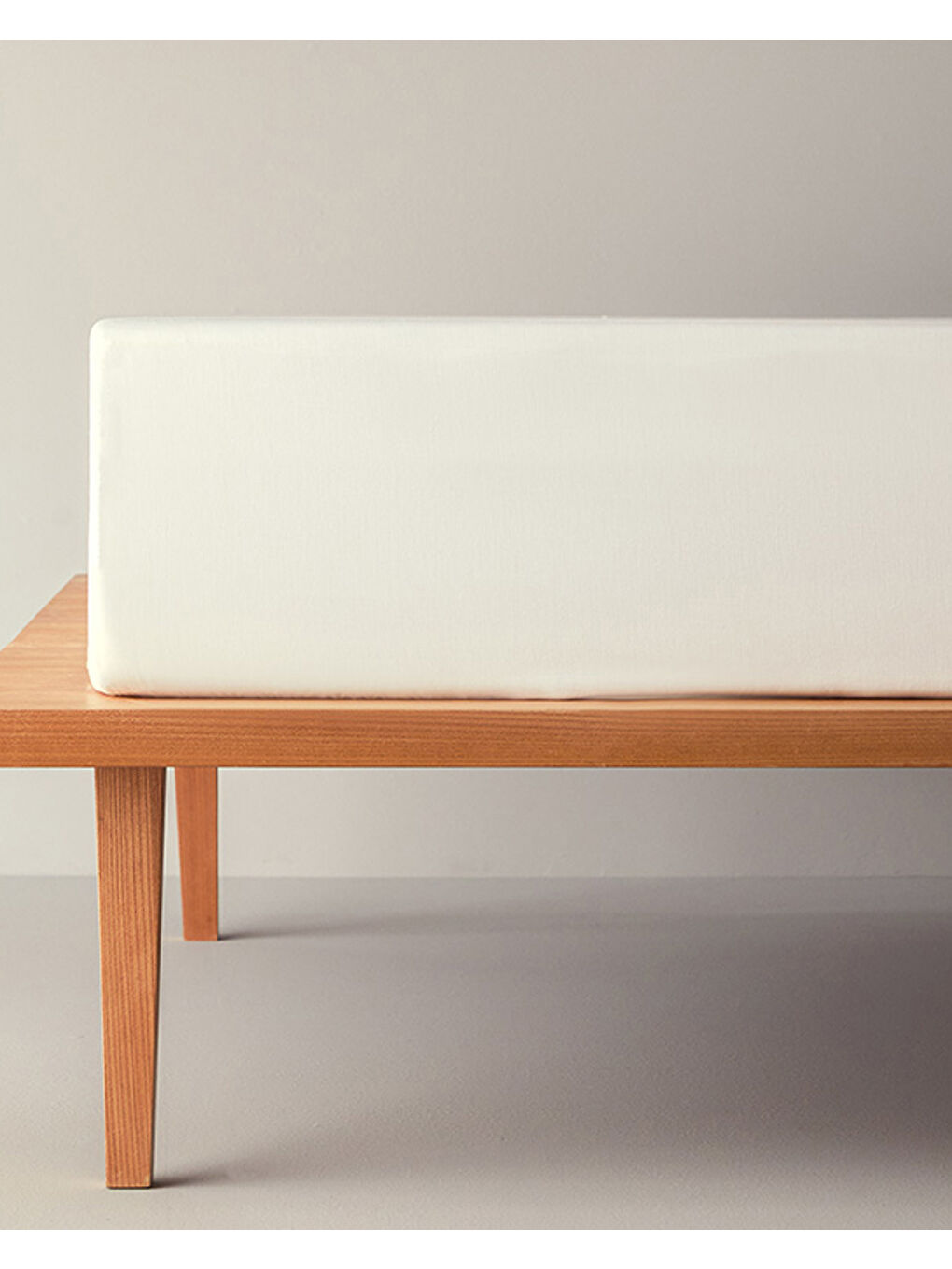 Micell Pamuk Saten King Size Çarşaf Beyaz-2