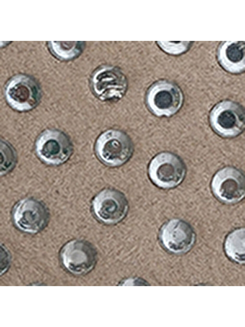 Bej Brandi Kadın Tokalı Taşlı Babet-6