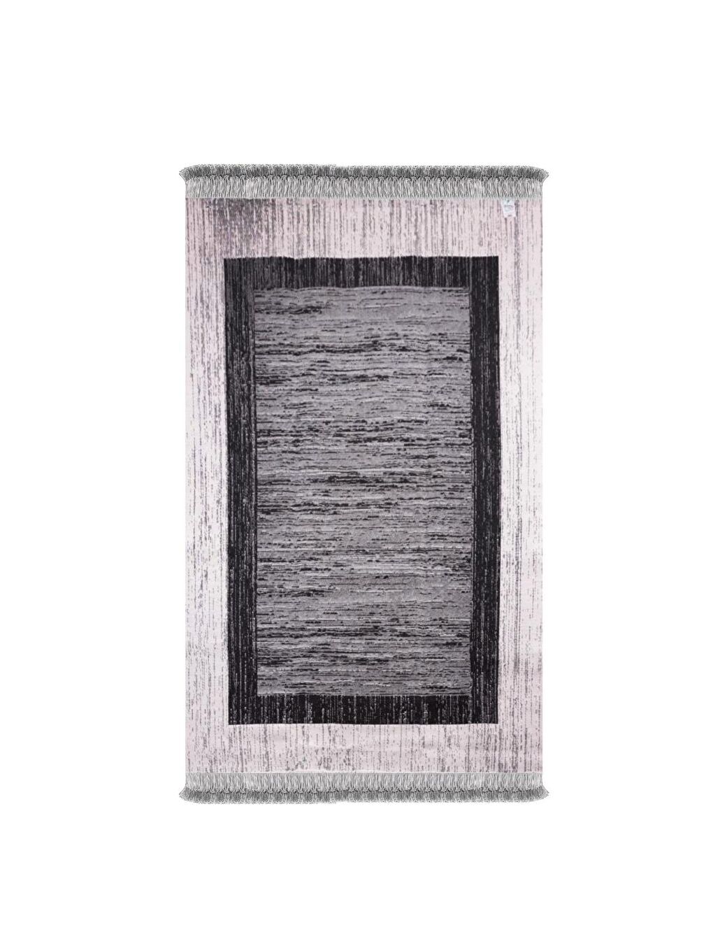 Gri Çift Taraflı Kilim Makinede Yıkanabilir Modern Desenli 120x180 cm-1
