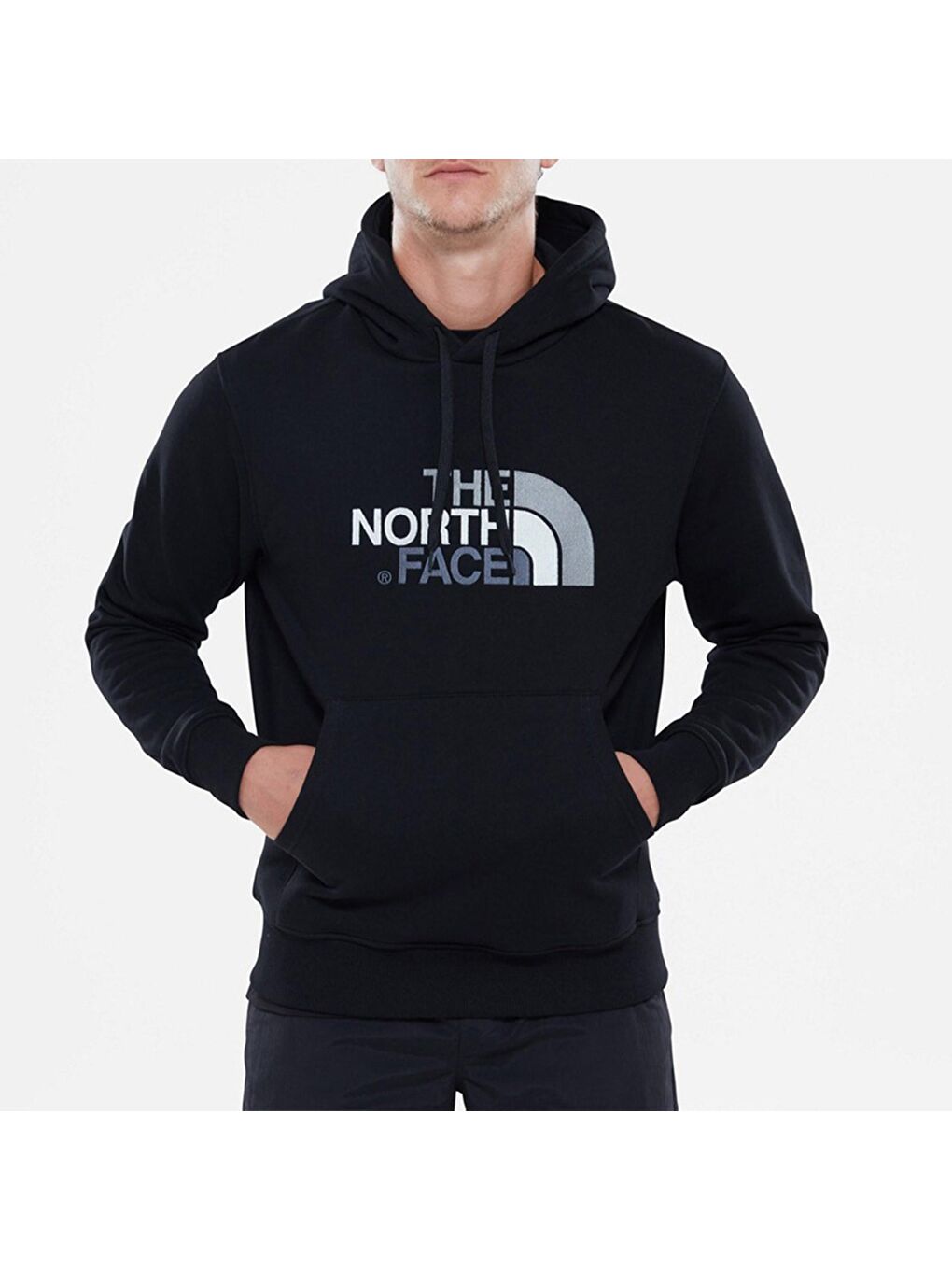 The North Face Siyah Drew Peak Pullover Erkek Siyah Kapüşonlu Sweatshirt