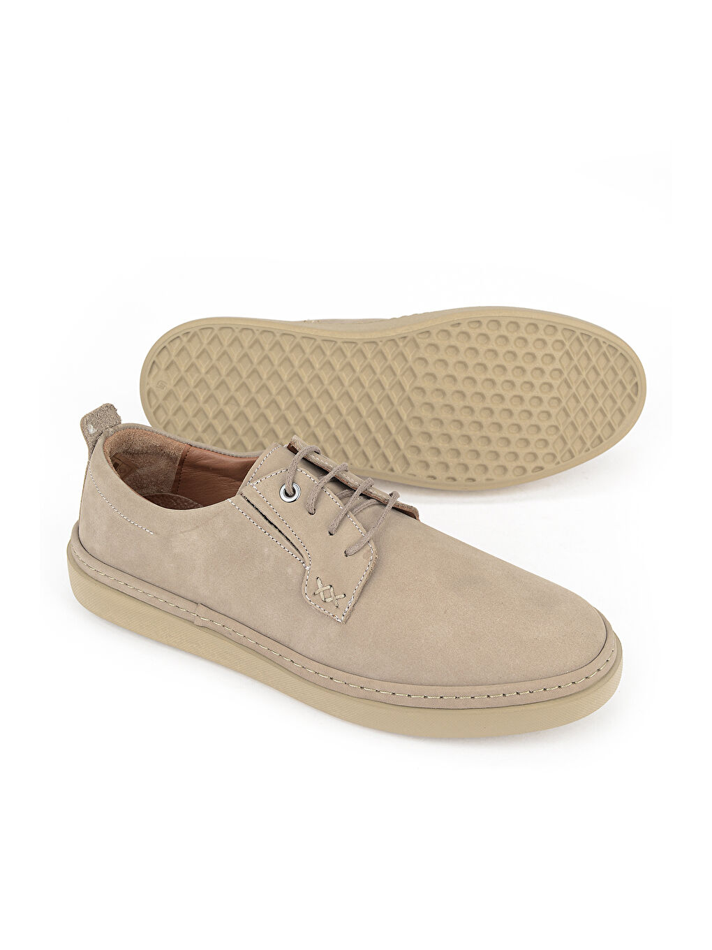 Bej Erkek Hakiki Deri Konfor Ayakkabı 1611025Z2021 Kum-3