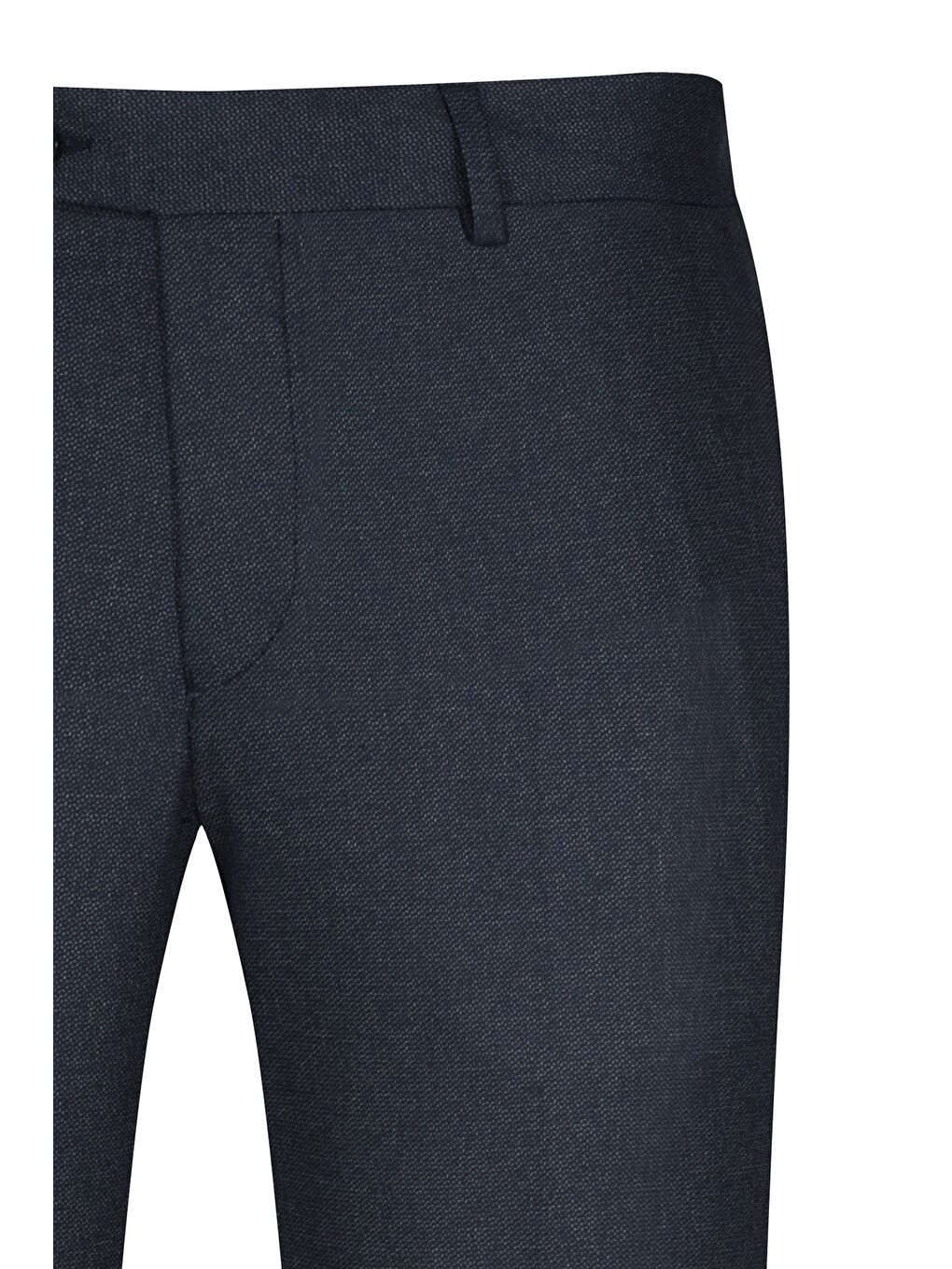 Lacivert Regular Fit Yandan Cepli Kumaş Pantolon-1