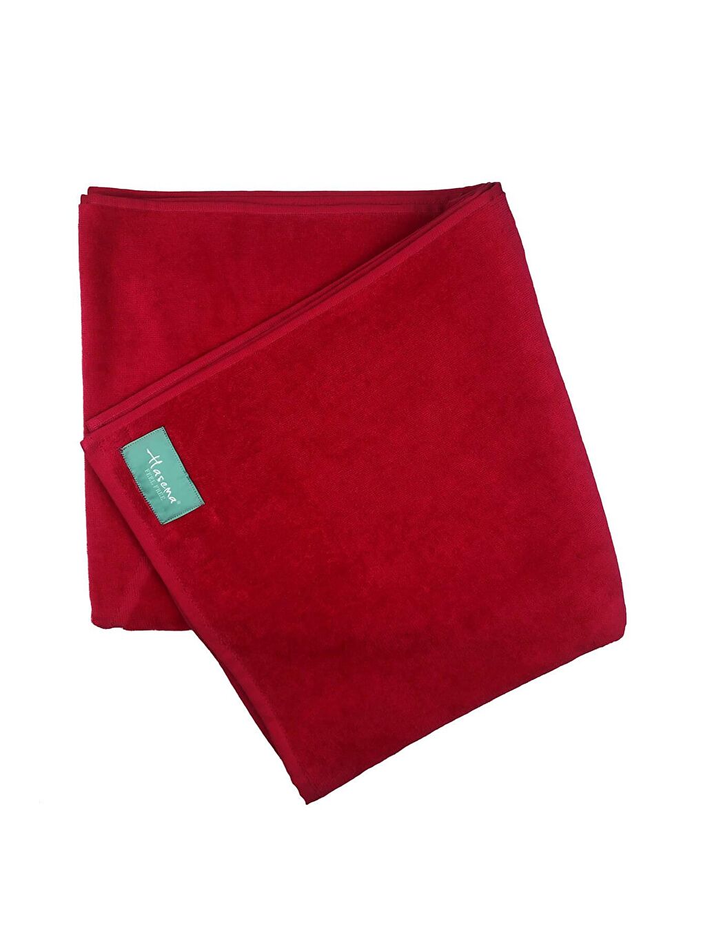 Kadife Kırmızı Plaj Havlusu 140X70