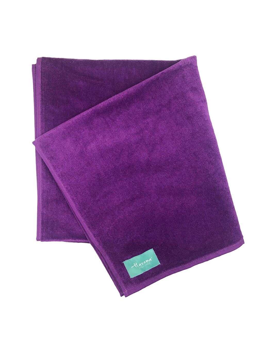 Kadife Mor Plaj Havlusu 140X70-3