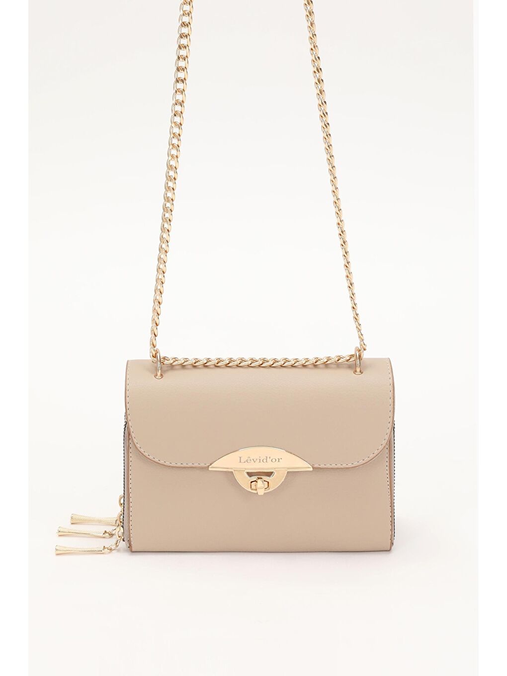 Bej Vizon  Kadın Omuz Çantası 930143