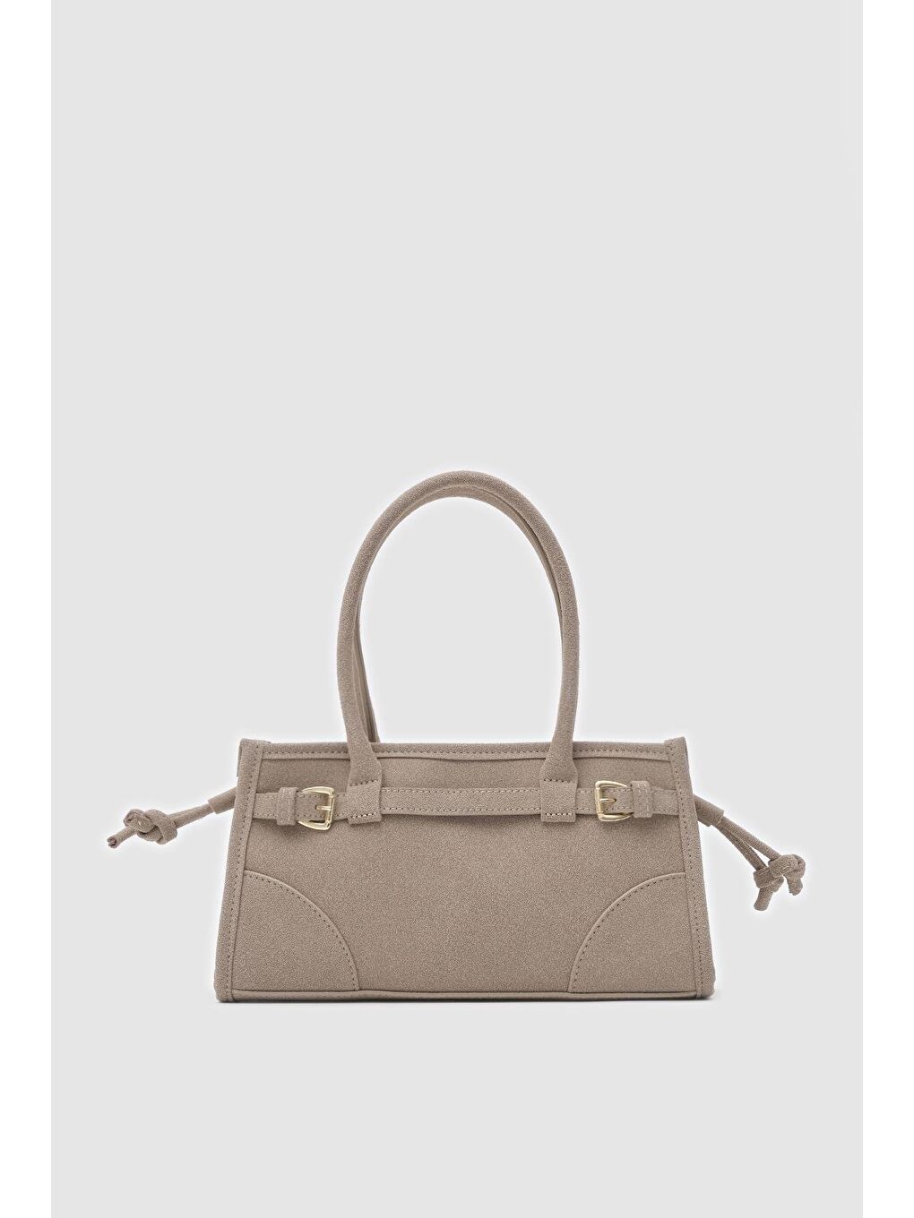 Maison Süet Baget Çanta Bej
