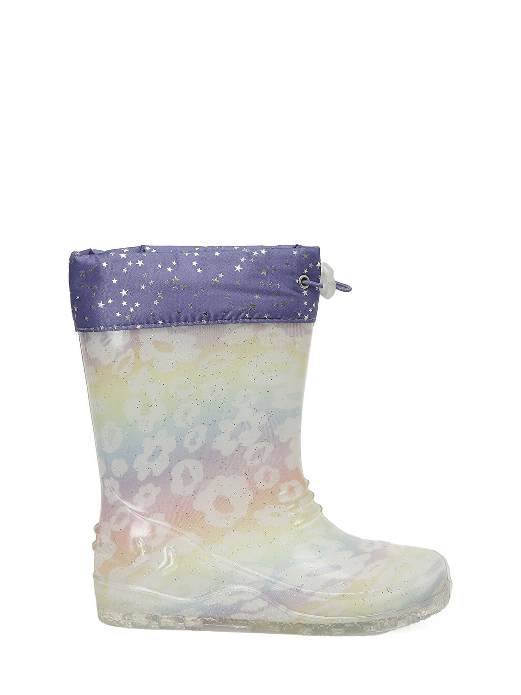 Kahverengi FIORE F 5PR Çok Renkli Kız Çocuk Yağmur Çizmesi