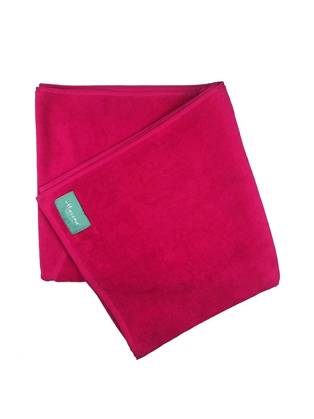 Kadife Fuşya Plaj Havlusu 140X70-2