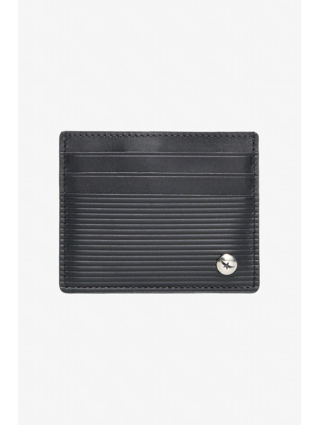 Erkek Siyah %100 Deri Kartlık