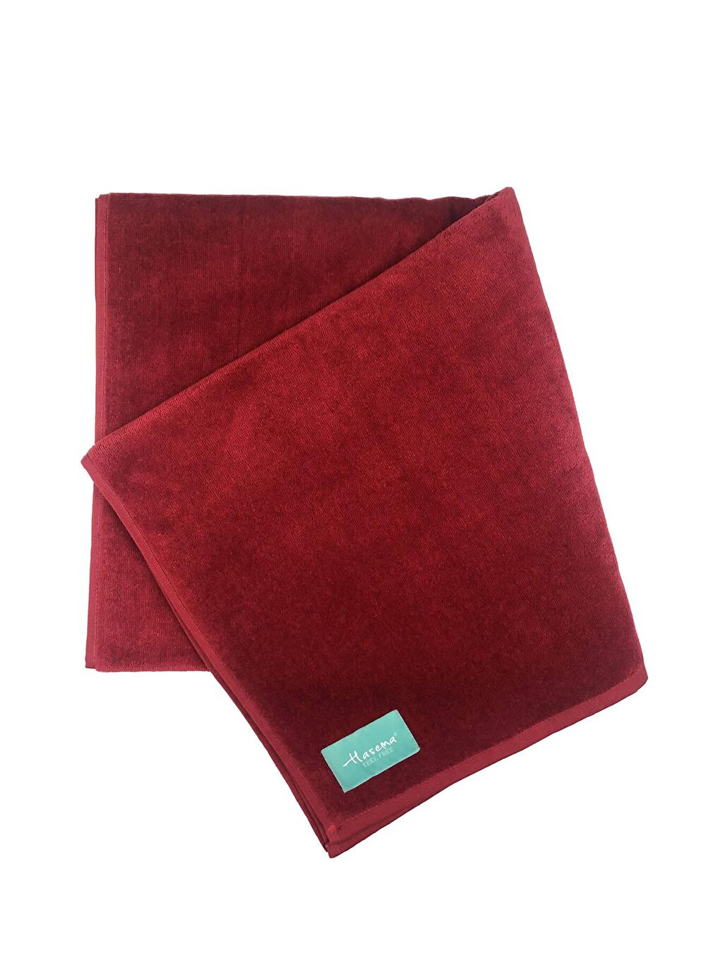 Kadife Bordo Plaj Havlusu 140X70