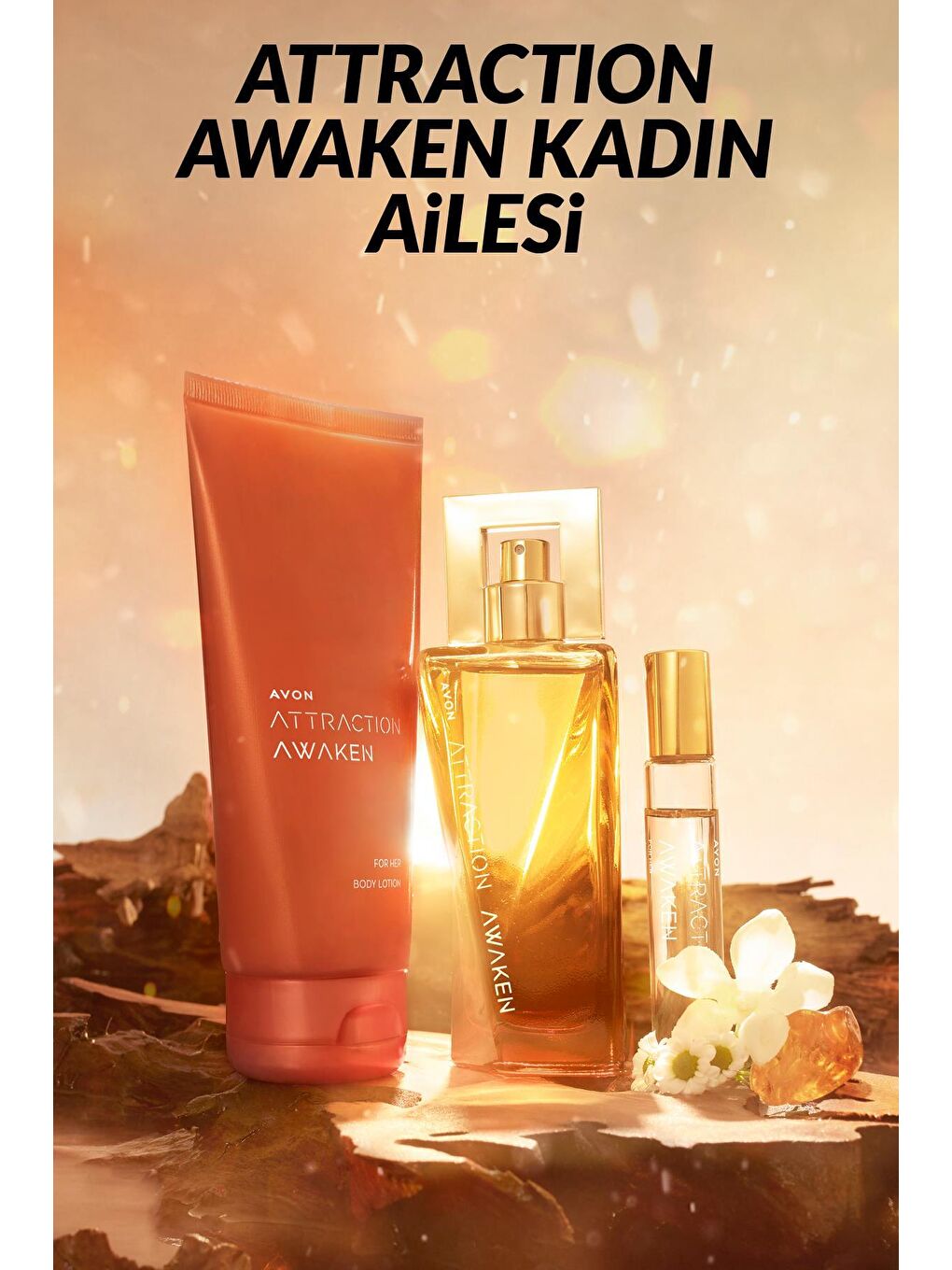 AVON Renksiz Attraction Awaken Kadın Parfüm Edp 10 Ml. - 4