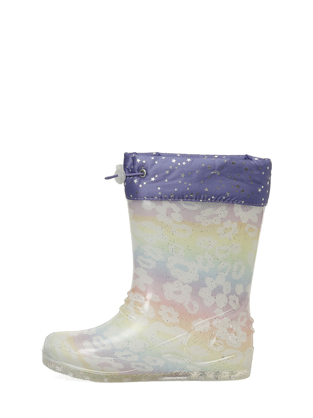 Kahverengi FIORE F 5PR Çok Renkli Kız Çocuk Yağmur Çizmesi-2