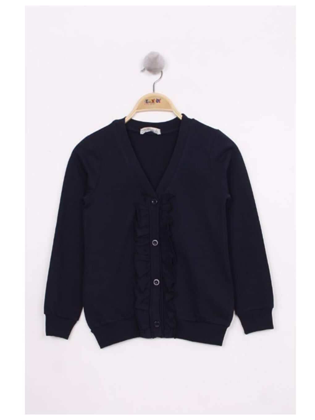 Lacivert Kız Çocuk Okul Hırka