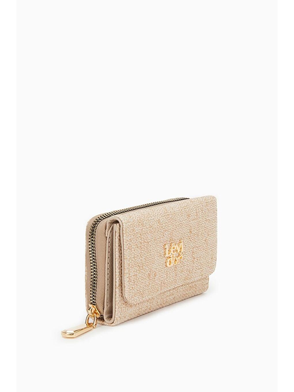 Bej Vizon Kadın Cüzdan 910036-1