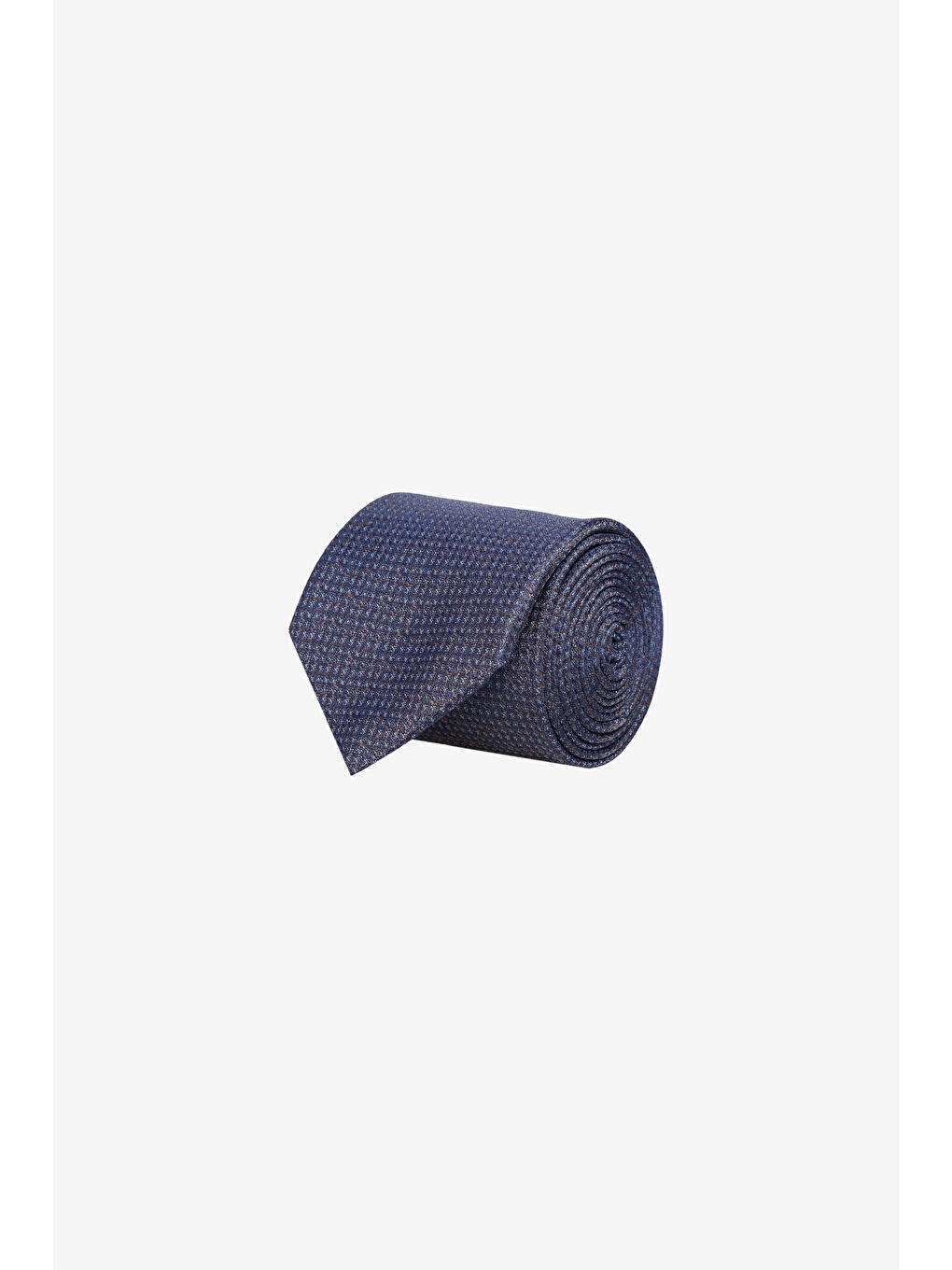 Kahverengi Erkek Kahve-Mavi Desenli Kravat