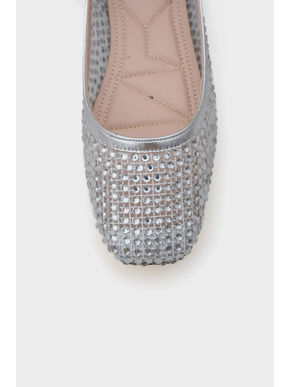 Gri Abra Fileli Taşlı Kadın Babet-2