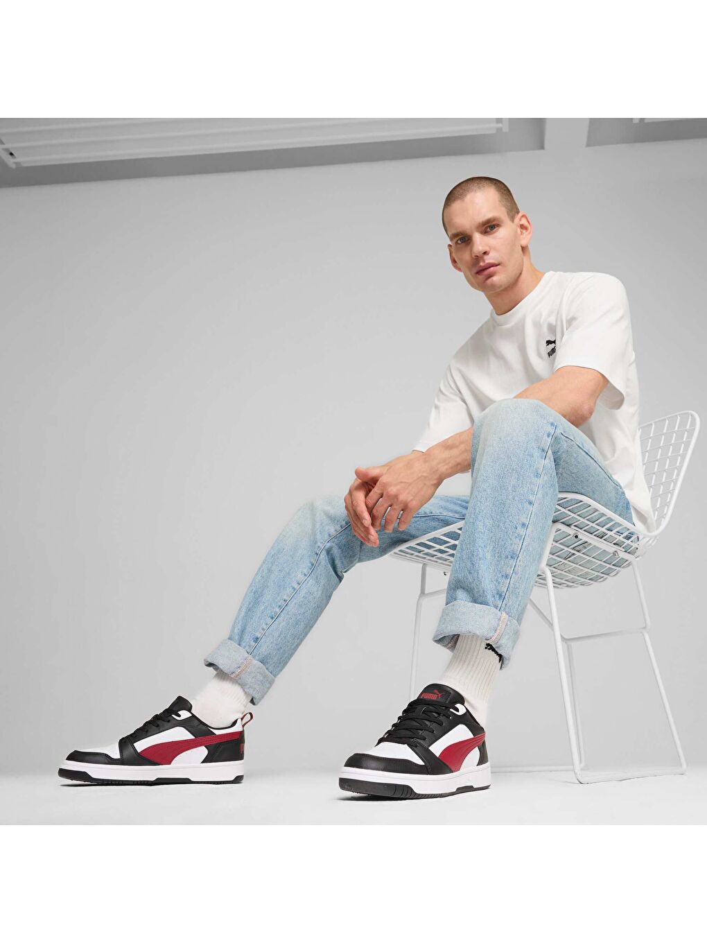 Beyaz Rebound V6 Low Ayakkabı-1