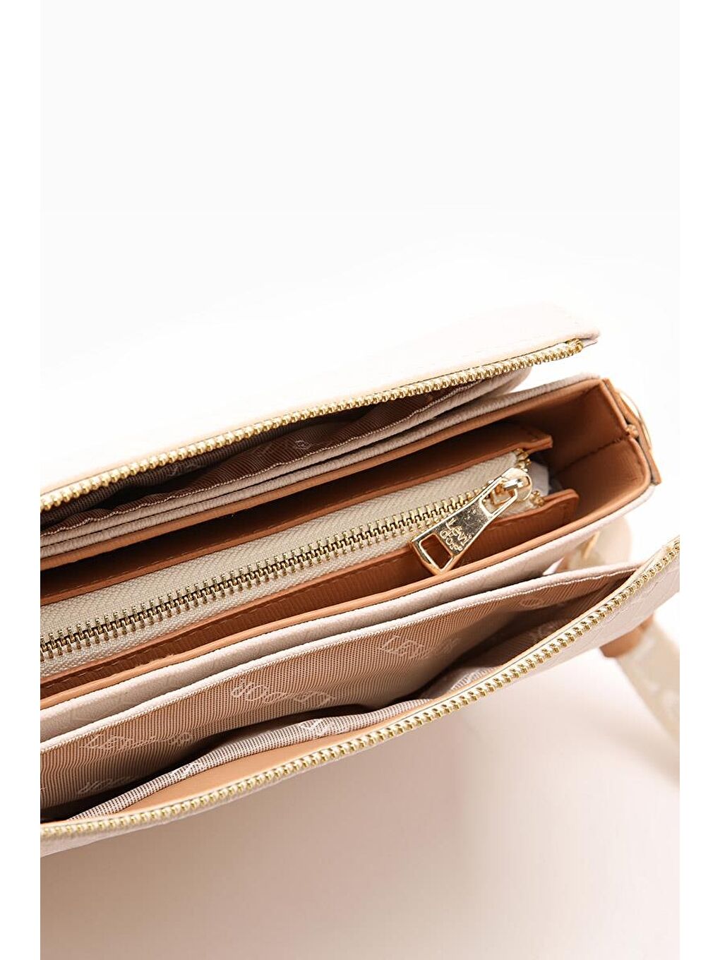 Ekru Krem Kadın Omuz Çantası 930073-3