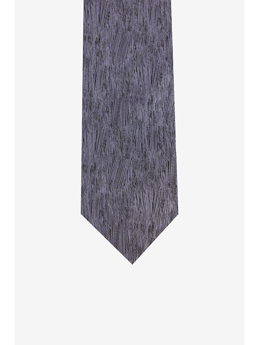 Erkek Gri-Siyah Desenli Kravat-1