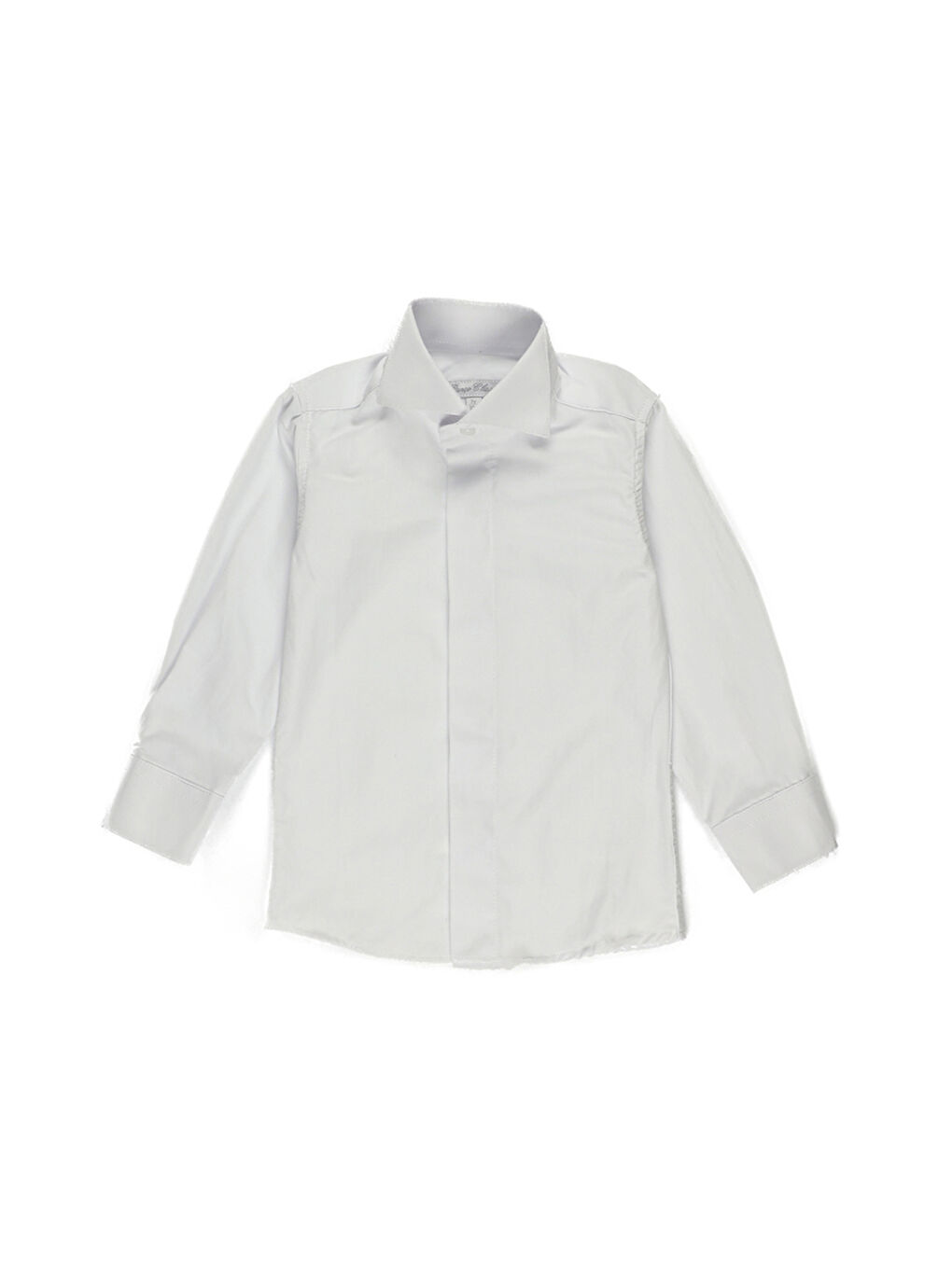 Erkek Çocuk Ata Yaka Beyaz Gömlek