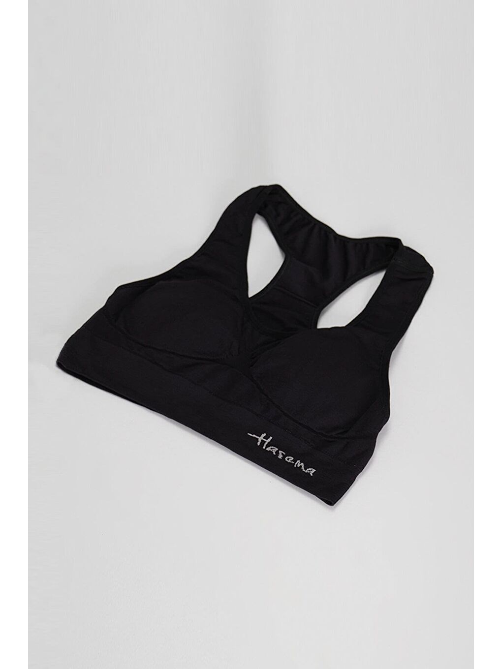 Siyah Sporcu Kalıp Kaplı Yüzücü Büstiyeri