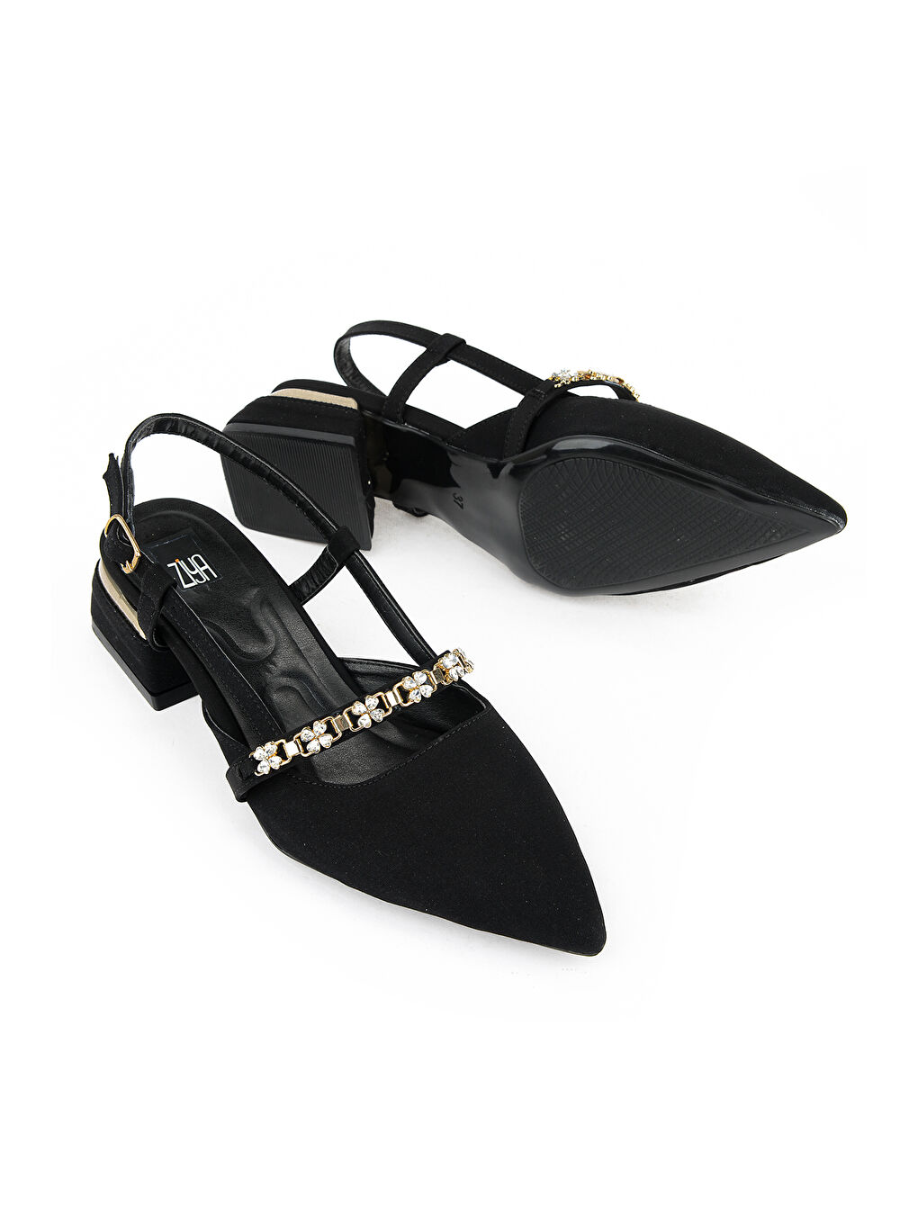 Kadın Topuklu Ayakkabı 1611060Z3647 Siyah-3